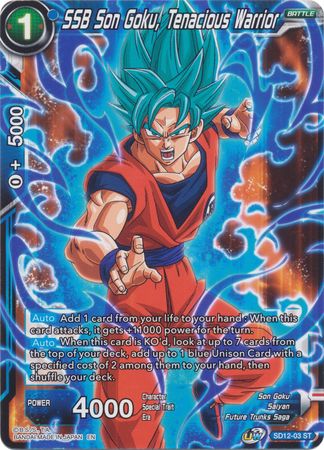 SSB Son Goku, Tenacious Warrior (Starter Deck - Spirit of Potara) [SD12-03] | Rock City Comics