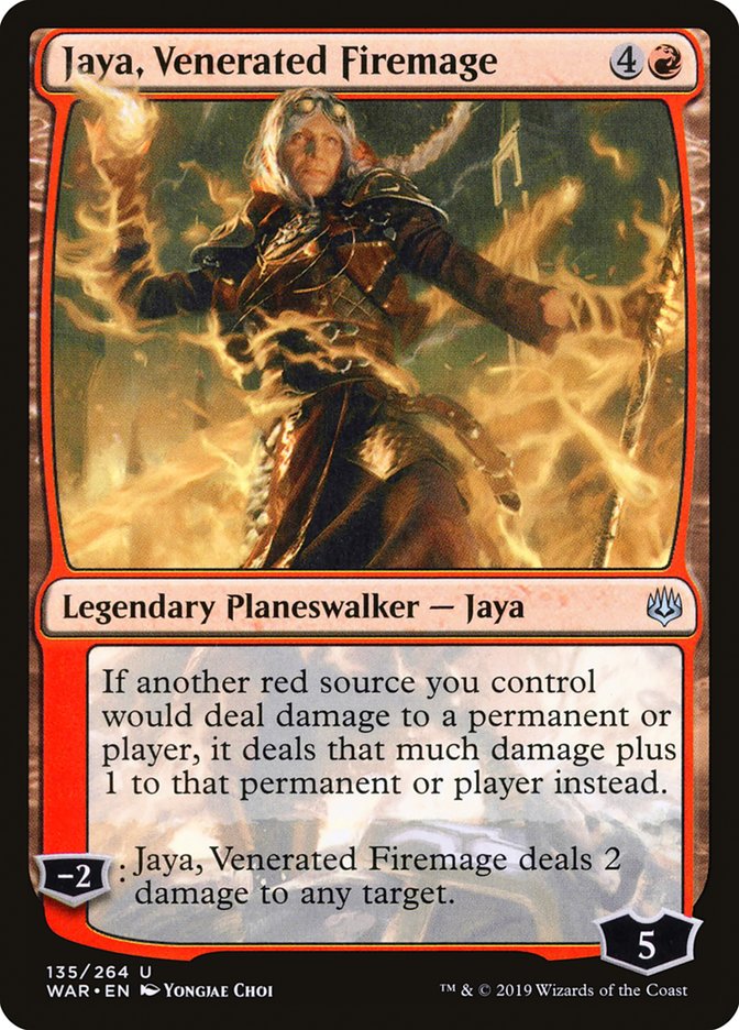 Jaya, Venerated Firemage [War of the Spark] | Rock City Comics