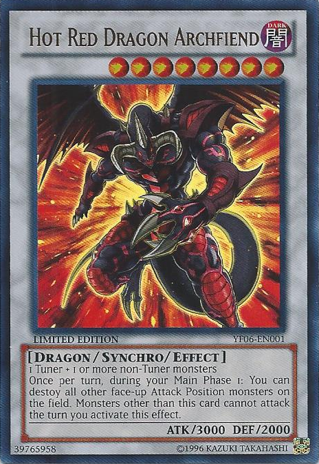 Hot Red Dragon Archfiend [YF06-EN001] Ultra Rare | Rock City Comics