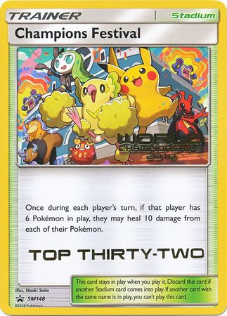 Champions Festival (SM148) (2018 Top Thirty Two) [Sun & Moon: Black Star Promos] | Rock City Comics