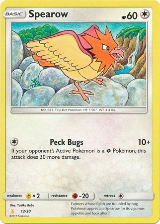 Spearow (13/30) [Sun & Moon: Trainer Kit - Alolan Raichu] | Rock City Comics