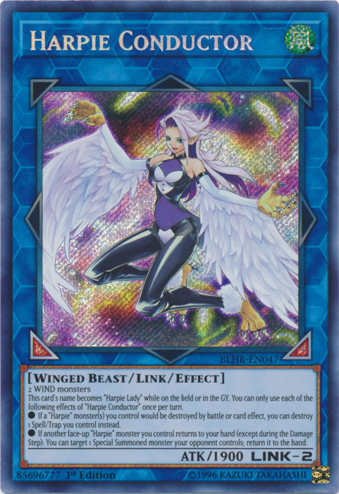 Harpie Conductor [BLHR-EN047] Secret Rare | Rock City Comics