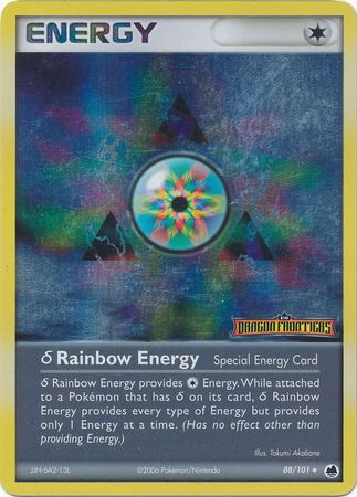 Rainbow Energy (88/101)(Delta Species) (Stamped) [EX: Dragon Frontiers] | Rock City Comics