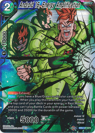 Android 16, Energy Amplification (SPR) [BT8-121] | Rock City Comics