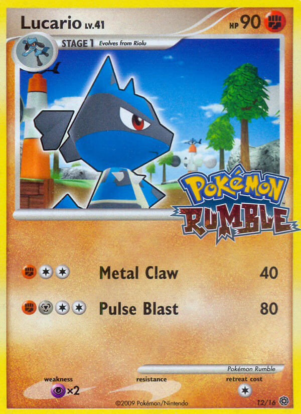 Lucario (12/16) [Pokémon Rumble] | Rock City Comics