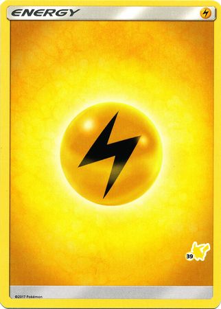 Lightning Energy (Pikachu Stamp #39) [Battle Academy 2020] | Rock City Comics