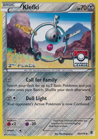 Klefki (66/119) (League Promo 2nd Place) [XY: Phantom Forces] | Rock City Comics