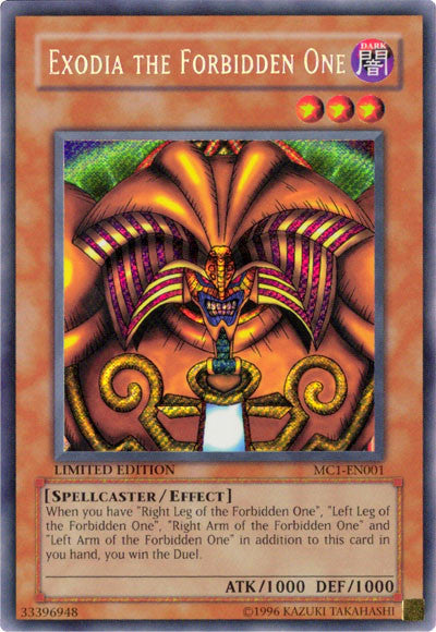 Exodia the Forbidden One [MC1-EN001] Secret Rare | Rock City Comics