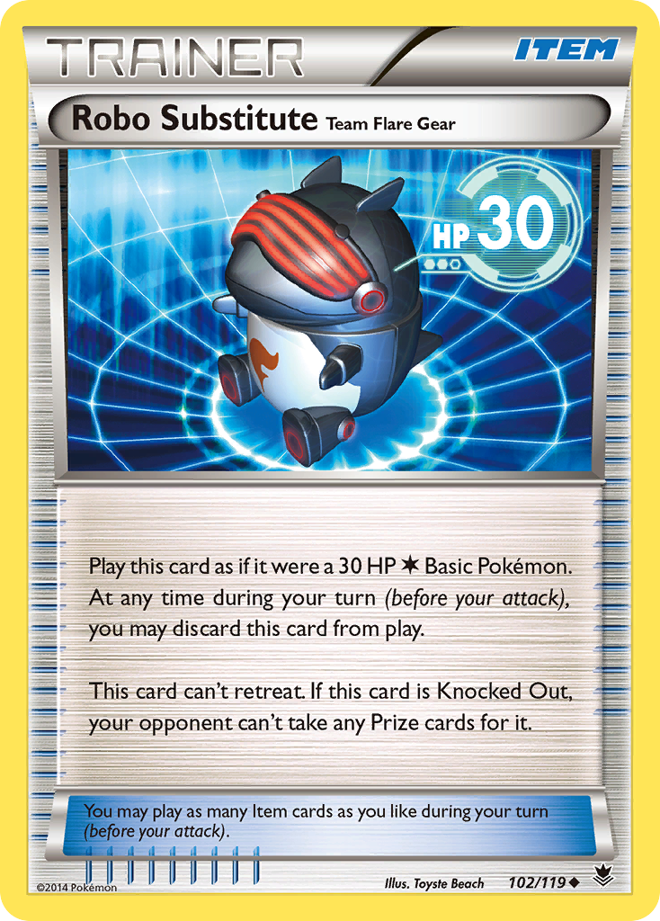 Robo Substitute Team Flare Gear (102/119) [XY: Phantom Forces] | Rock City Comics