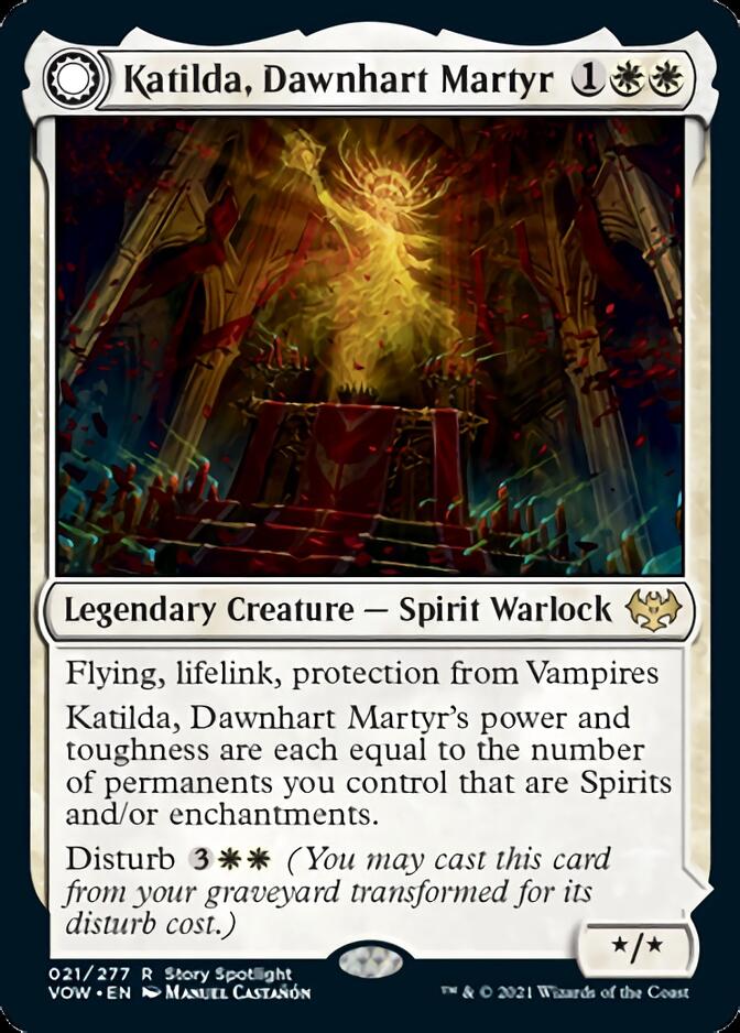 Katilda, Dawnhart Martyr // Katilda's Rising Dawn [Innistrad: Crimson Vow] | Rock City Comics