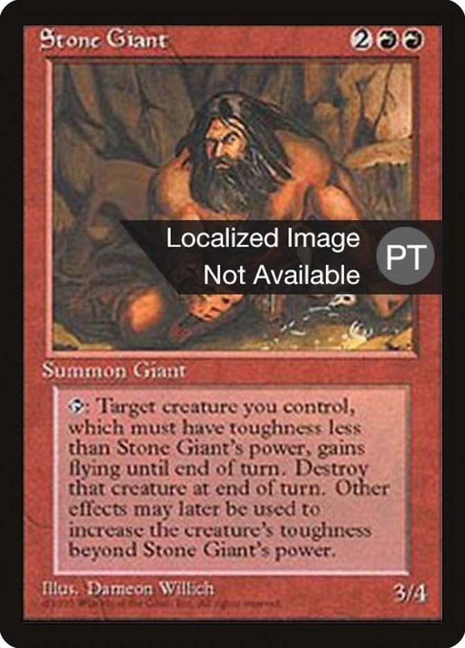 Stone Giant [Fourth Edition (Foreign Black Border)] | Rock City Comics