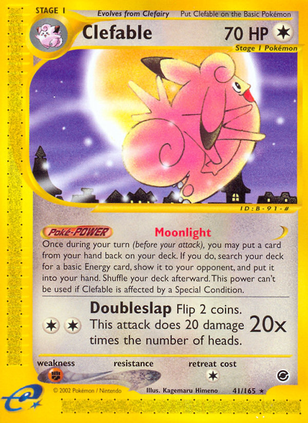 Clefable (41/165) [Expedition: Base Set] | Rock City Comics