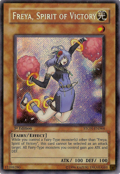 Freya, Spirit of Victory [STON-EN064] Secret Rare | Rock City Comics