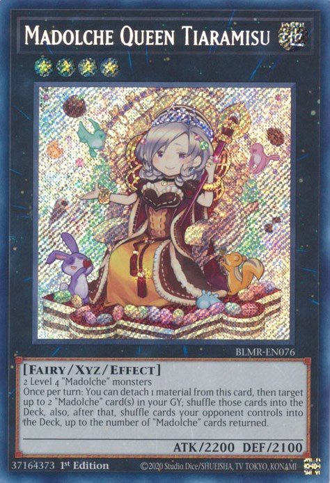 Madolche Queen Tiaramisu [BLMR-EN076] Secret Rare | Rock City Comics