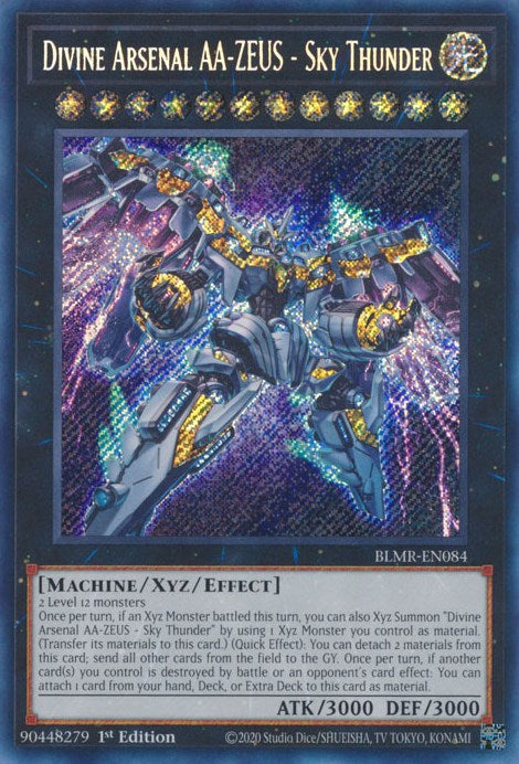 Divine Arsenal AA-ZEUS - Sky Thunder [BLMR-EN084] Secret Rare | Rock City Comics