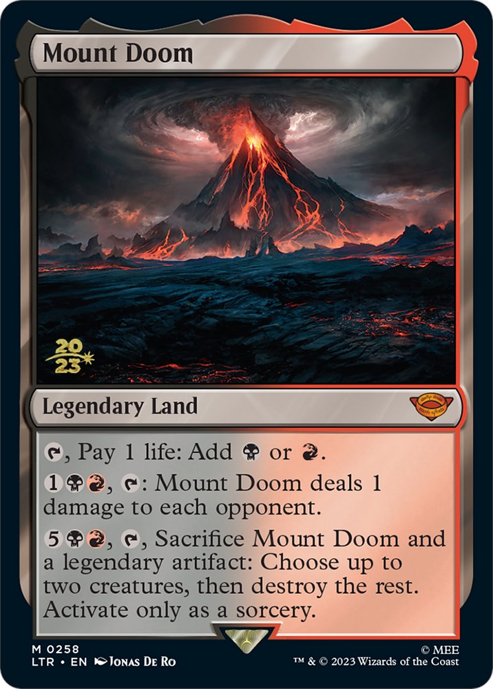 Mount Doom [The Lord of the Rings: Tales of Middle-Earth Prerelease Promos] | Rock City Comics