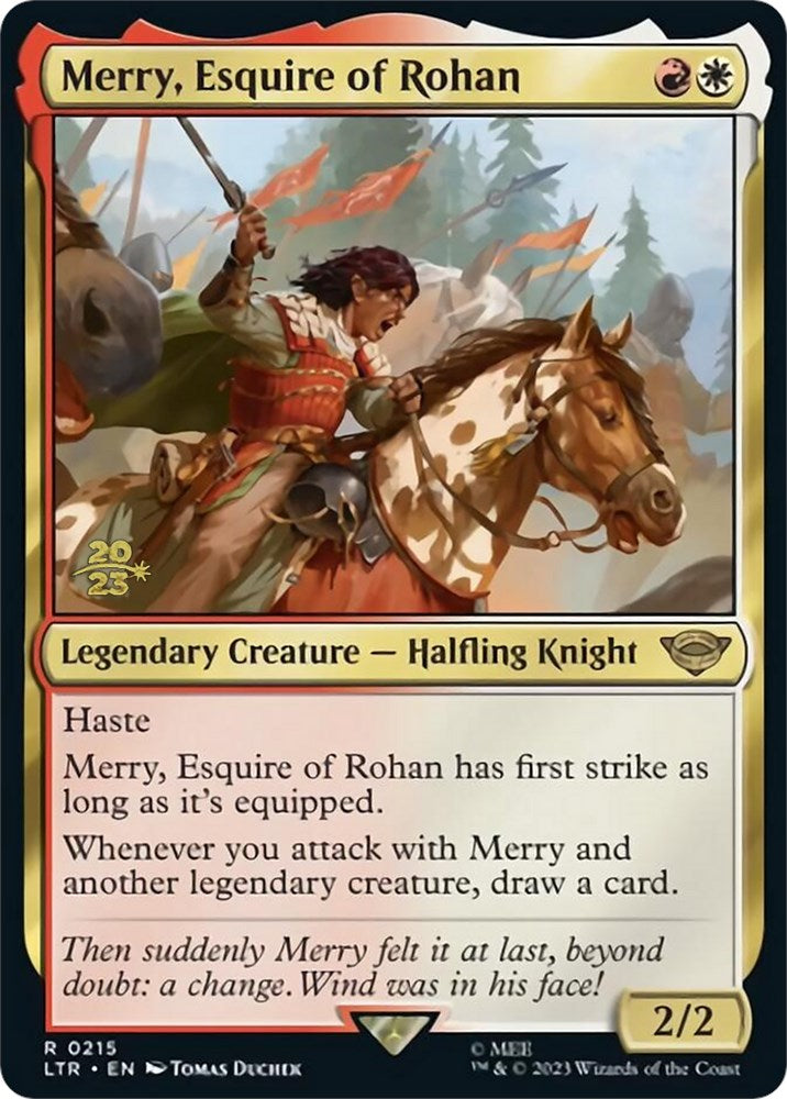 Merry, Esquire of Rohan [The Lord of the Rings: Tales of Middle-Earth Prerelease Promos] | Rock City Comics