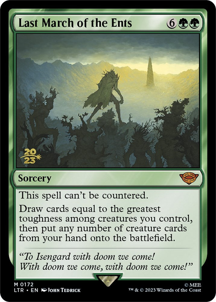 Last March of the Ents [The Lord of the Rings: Tales of Middle-Earth Prerelease Promos] | Rock City Comics