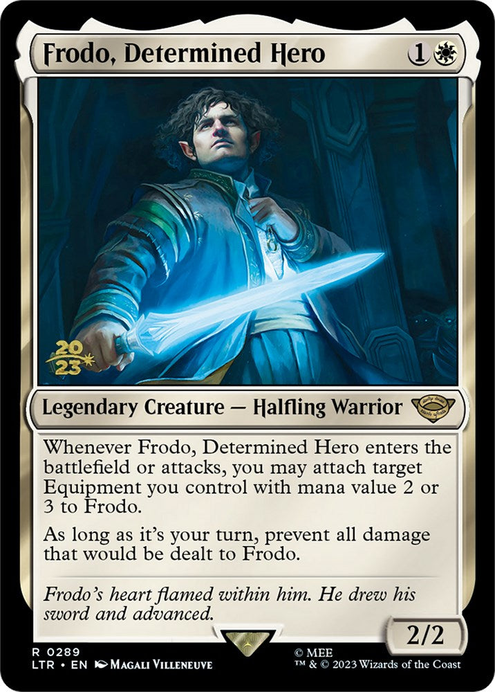 Frodo, Determined Hero [The Lord of the Rings: Tales of Middle-Earth Prerelease Promos] | Rock City Comics