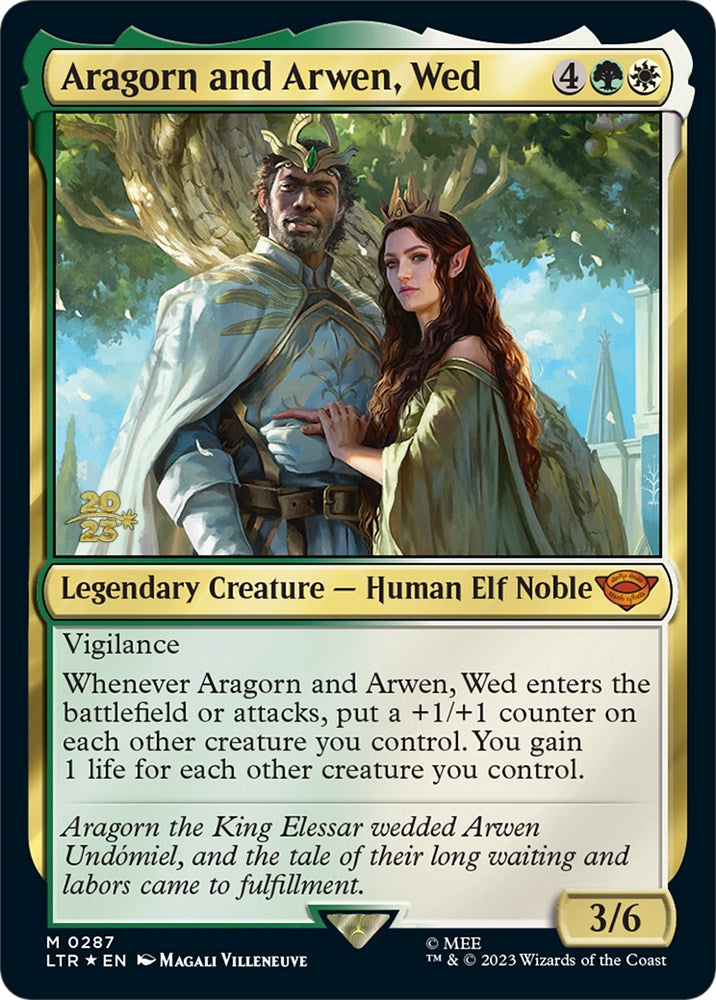 Aragorn and Arwen, Wed [The Lord of the Rings: Tales of Middle-Earth Prerelease Promos] | Rock City Comics