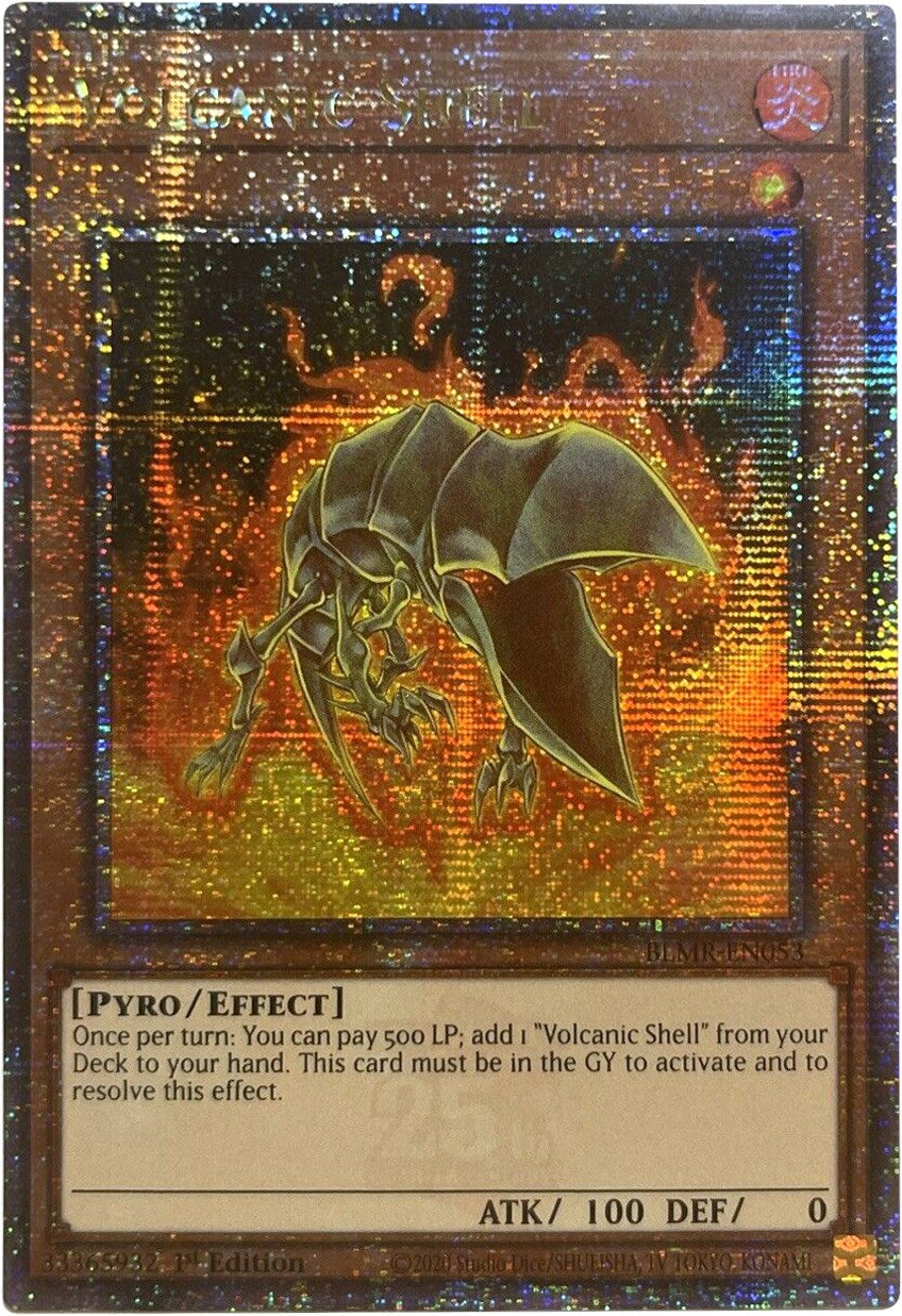 Volcanic Shell [BLMR-EN053] Quarter Century Secret Rare | Rock City Comics