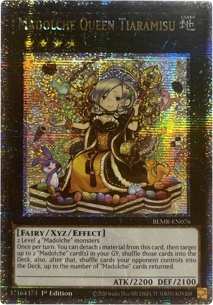 Madolche Queen Tiaramisu [BLMR-EN076] Quarter Century Secret Rare | Rock City Comics