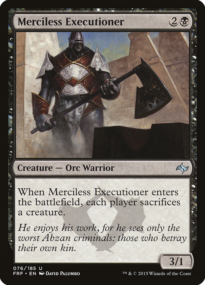 Merciless Executioner [Fate Reforged] | Rock City Comics