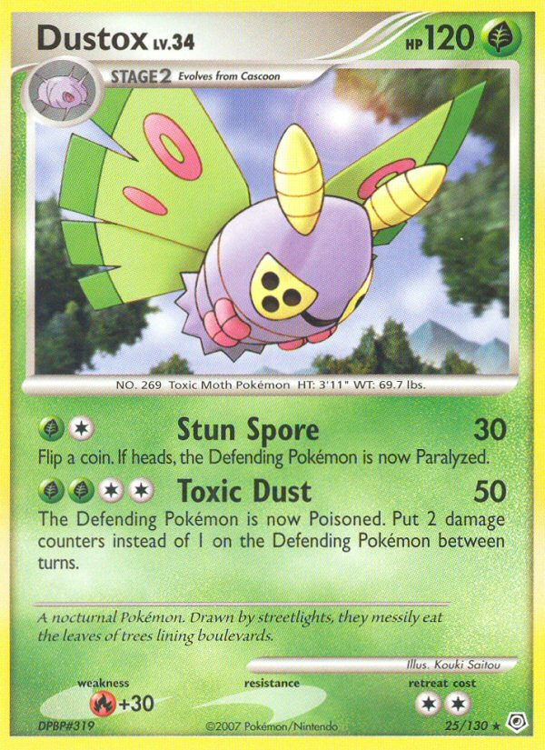 Dustox (25/130) [Diamond & Pearl: Base Set] | Rock City Comics