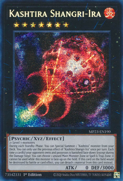 Kashtira Shangri-Ira [MP23-EN190] Prismatic Secret Rare | Rock City Comics