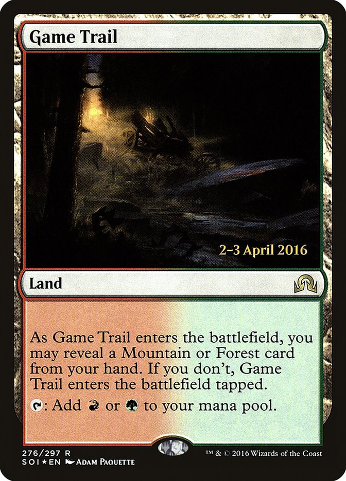 Game Trail [Shadows over Innistrad Prerelease Promos] | Rock City Comics