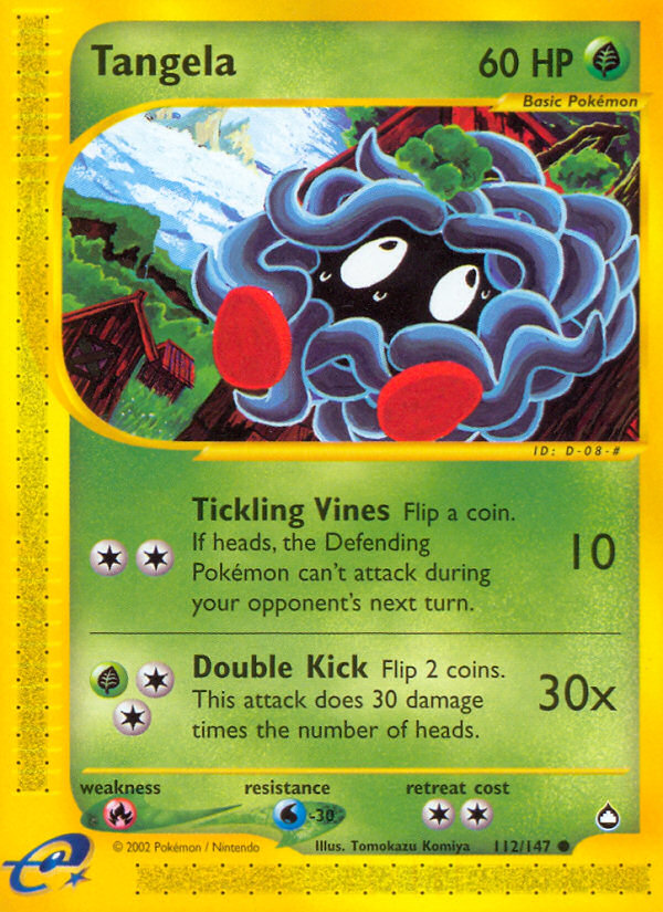 Tangela (112/147) [Aquapolis] | Rock City Comics