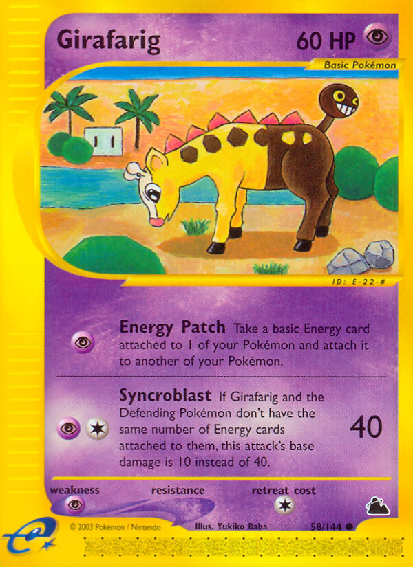 Girafarig (58/144) [Skyridge] | Rock City Comics