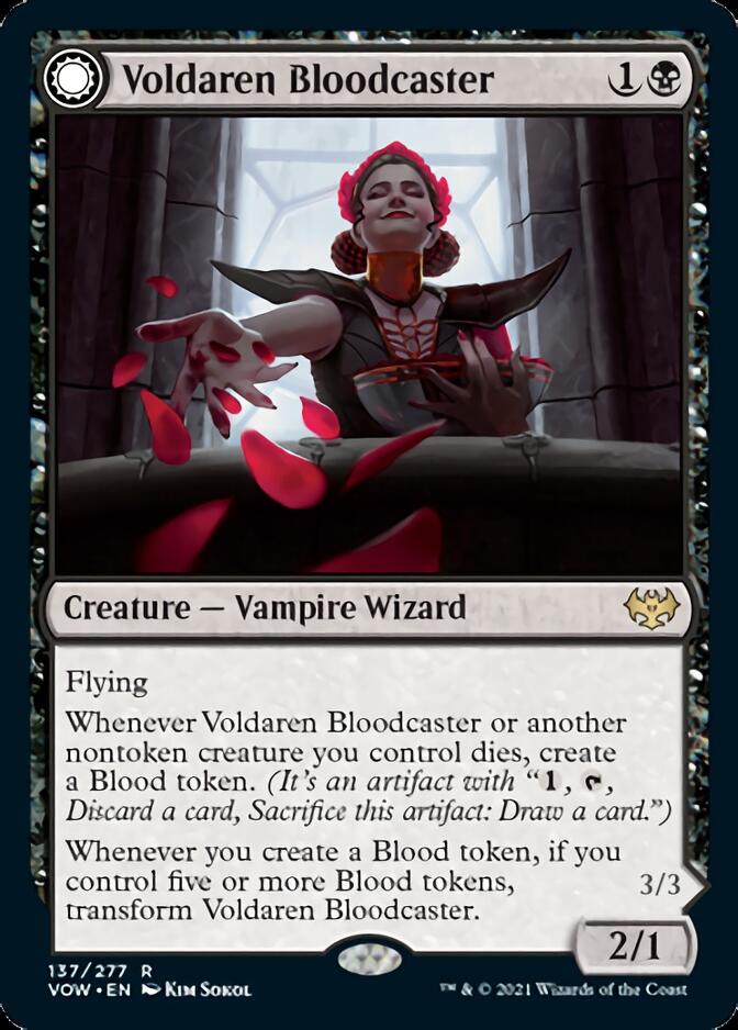 Voldaren Bloodcaster // Bloodbat Summoner [Innistrad: Crimson Vow] | Rock City Comics