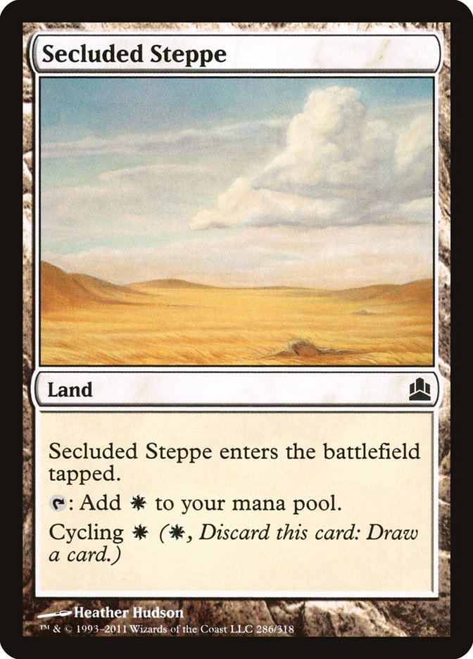 Secluded Steppe [Commander 2011] | Rock City Comics