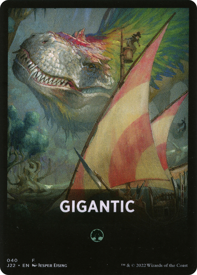 Gigantic Theme Card [Jumpstart 2022 Front Cards] | Rock City Comics