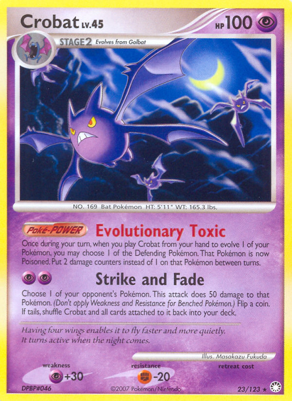 Crobat (23/123) [Diamond & Pearl: Mysterious Treasures] | Rock City Comics