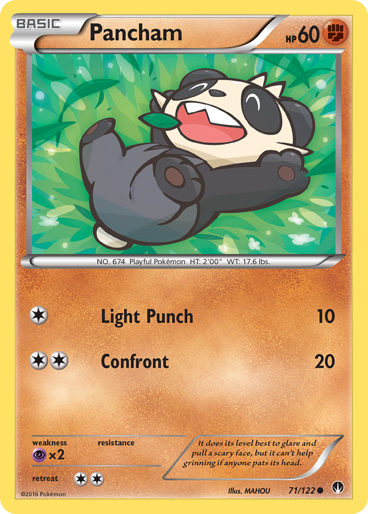 Pancham (71/122) [XY: BREAKpoint] | Rock City Comics