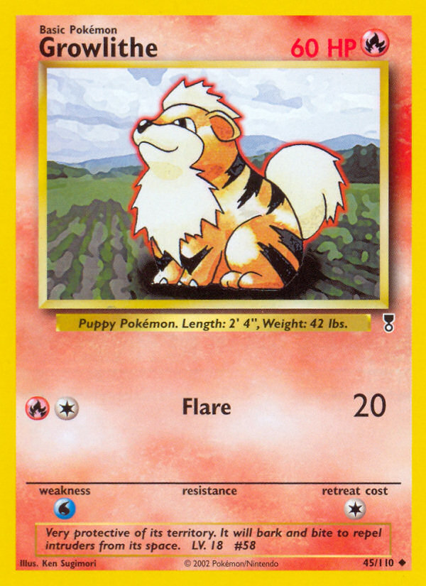 Growlithe (45/110) [Legendary Collection] | Rock City Comics