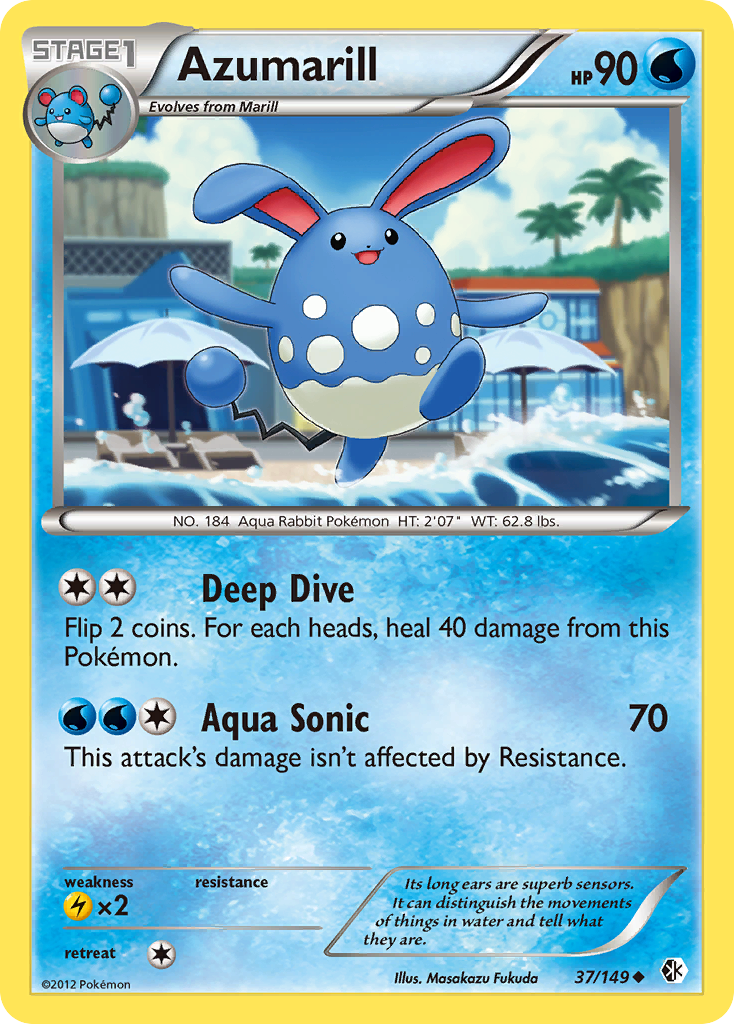 Azumarill (37/149) [Black & White: Boundaries Crossed] | Rock City Comics