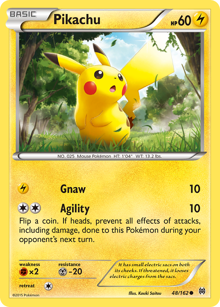 Pikachu (48/162) [XY: BREAKthrough] | Rock City Comics