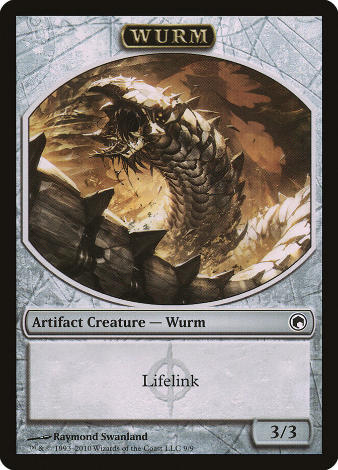 Wurm (Lifelink) [Scars of Mirrodin Tokens] | Rock City Comics