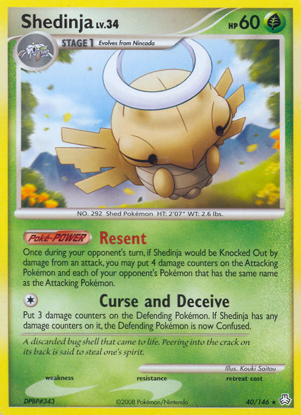 Shedinja (40/146) [Diamond & Pearl: Legends Awakened] | Rock City Comics