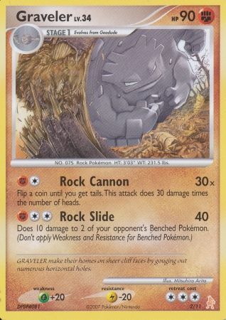 Graveler (2/11) [Diamond & Pearl: Trainer Kit - Lucario] | Rock City Comics