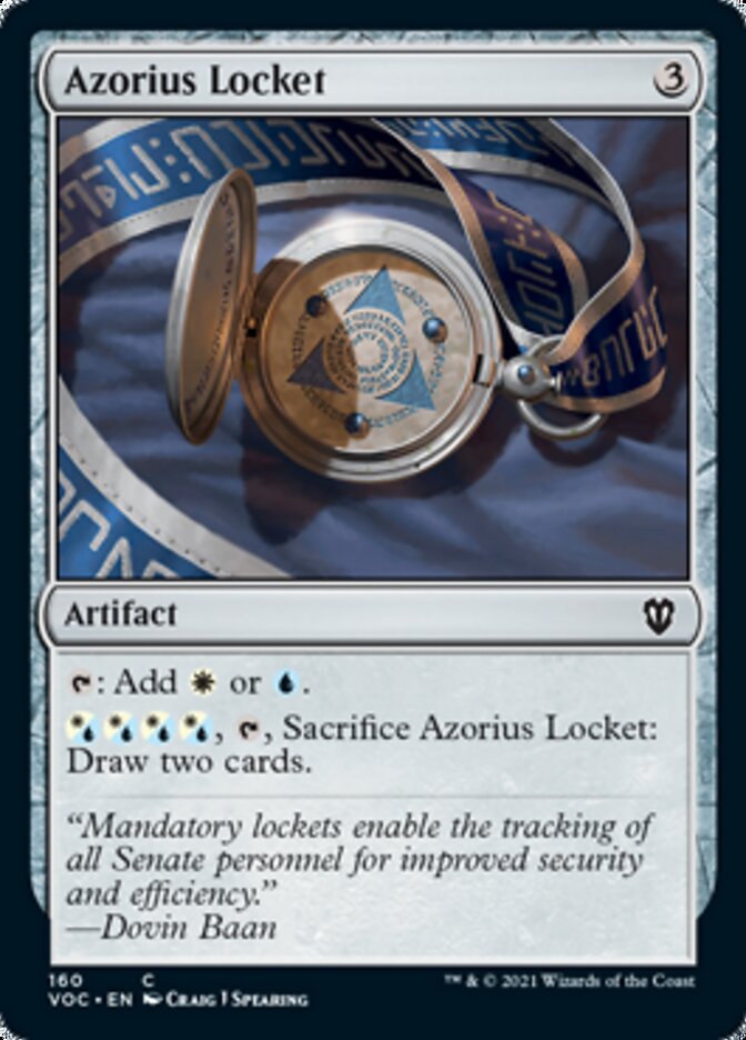 Azorius Locket [Innistrad: Crimson Vow Commander] | Rock City Comics