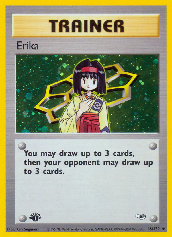 Erika (16/132) [Gym Heroes 1st Edition] | Rock City Comics