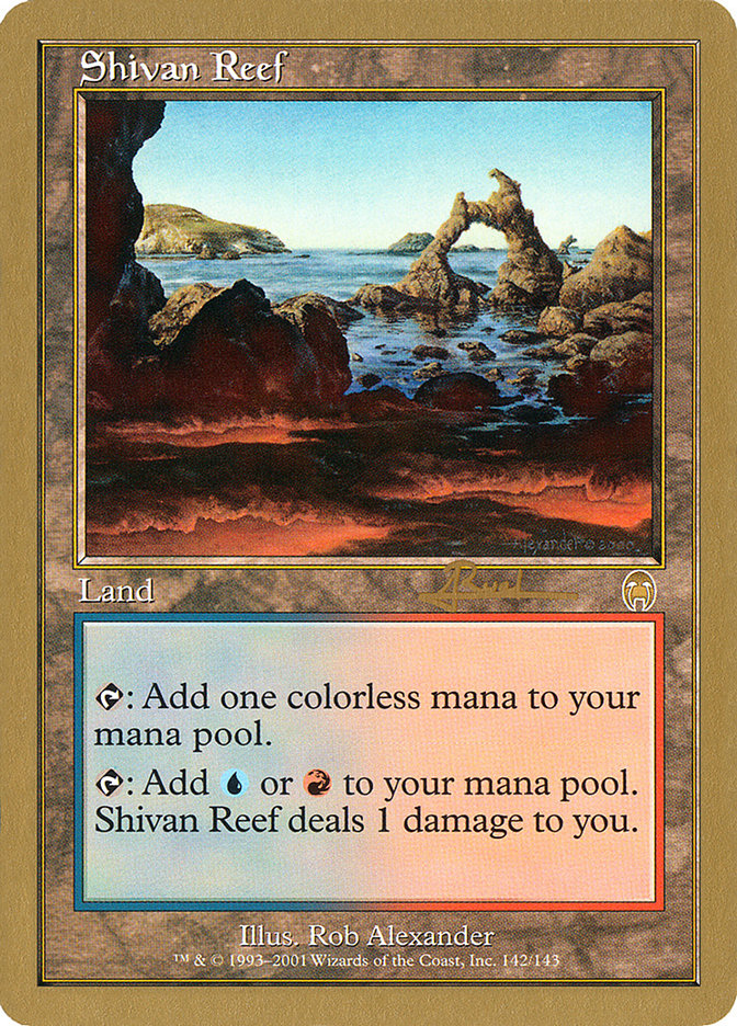 Shivan Reef (Antoine Ruel) [World Championship Decks 2001] | Rock City Comics