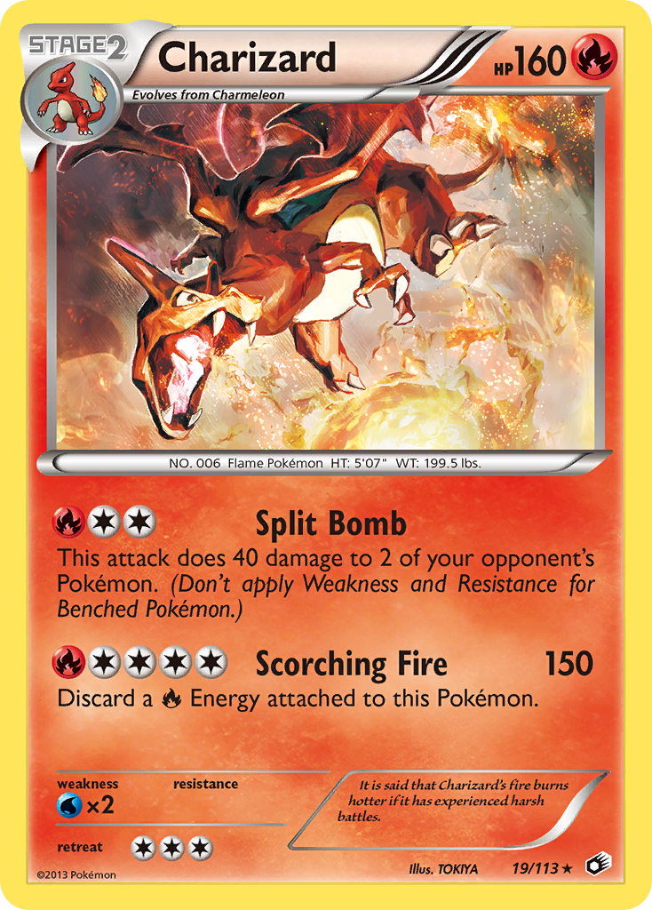 Charizard (19/113) [Black & White: Legendary Treasures] | Rock City Comics