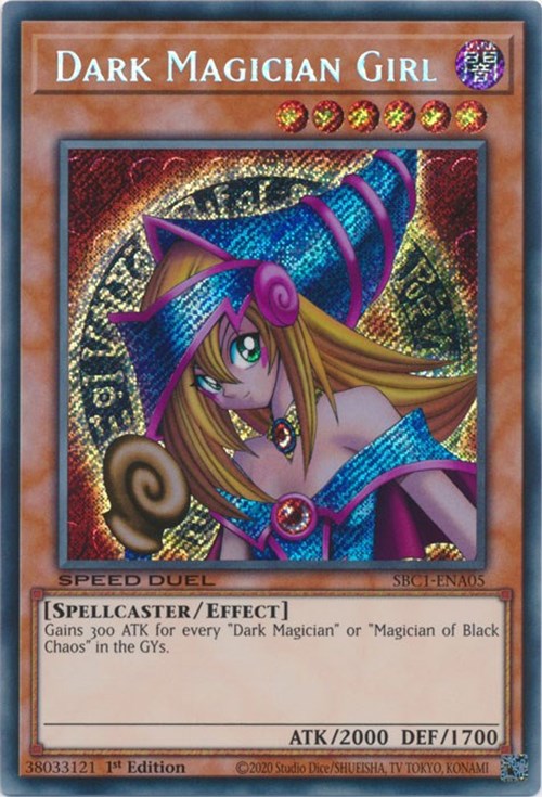 Dark Magician Girl [SBC1-ENA05] Secret Rare | Rock City Comics