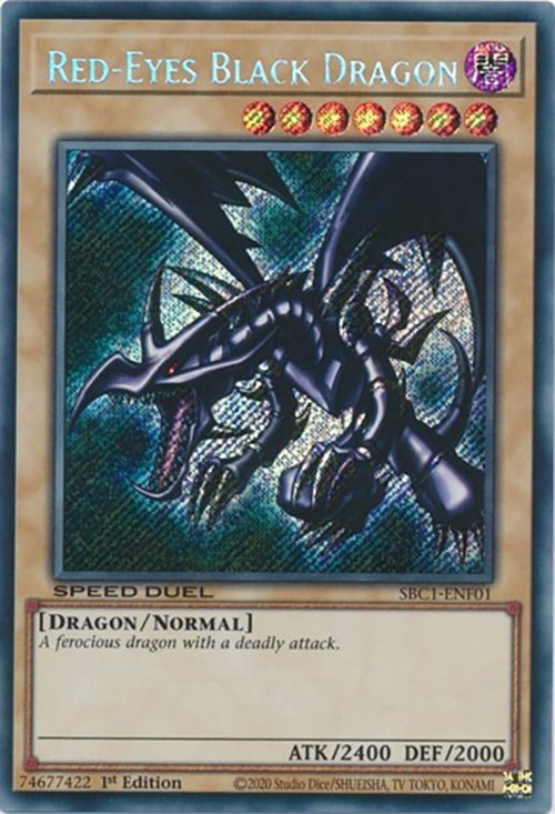 Red-Eyes Black Dragon [SBC1-ENF01] Secret Rare | Rock City Comics