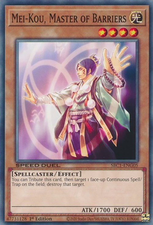 Mei-Kou, Master of Barriers [SBC1-ENG05] Common | Rock City Comics